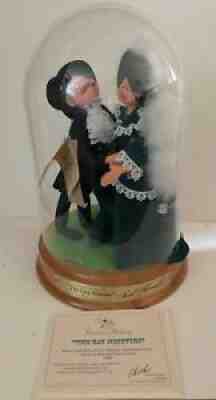 1998 ANNALEE Gay Nineties Doll w/ Glass Dome ~ Great American Eras Series 10"