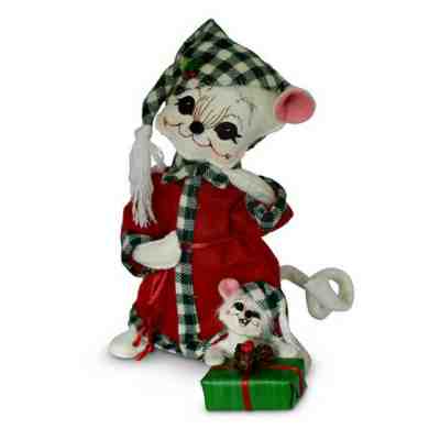 Annalee New for 2018 Christmas Northwoods Bedtime Buddies Mobility Doll Smiling