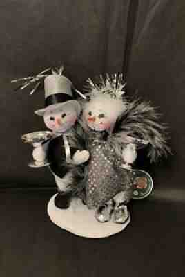 Annalee 10â? Snow Couple Exclusive SOLD OUT Snowman #862921