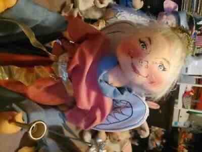 vintage annalee christmas doll herald angle 30"Â 
