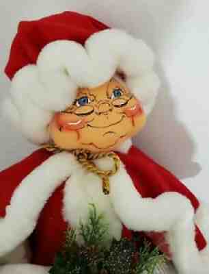 XL 32" Annalee 2004 Mrs. Claus w/ Hand Muff & Tags Christmas ð???