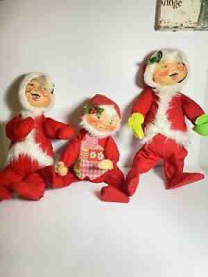 Vintage Annalee Christmas Dolls