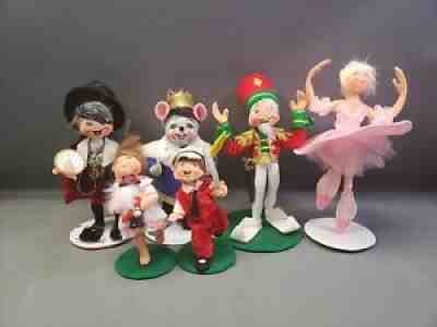 (6) Annalee Dolls The Nutcracker