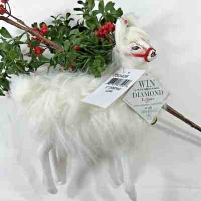 NWT! Annalee Doll 10" Christmas Nativity Llama #750408 Red Collar w/Bell 2008
