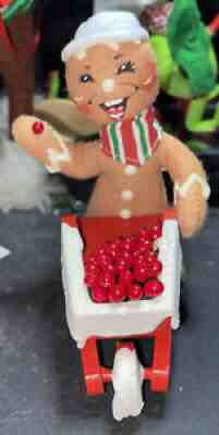 Annalee 2006 5â? Red Hot Gingerbread Helper with Wheelbarrow