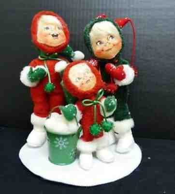 9â? ANNALEE CHRISTMAS SNOWBALL FAMILY 2007