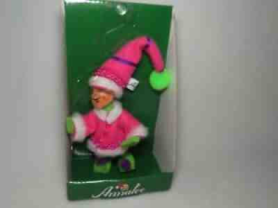 Winter Whimsy Elf 2011 Annalee Mobilitee 4" Ornament #701011 - NIP