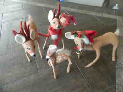 4 Anna lee reindeer 1 small 3 large