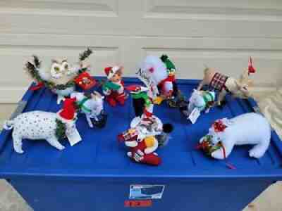 TEN ANNALEE ANIMALS FIGURE LOT