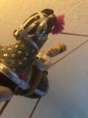 Mughal Era Vintage Traditional Dancing Indian Horseman.
