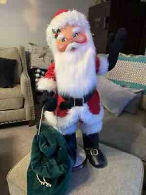 30" ANNALEE Doll SANTA CLAUS Velvet Christmas SackÂ 