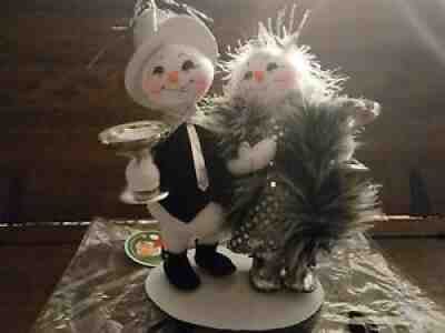 Annalee assembled in America New Years Snow Couple #9