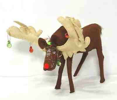 Annalee 2010 9" Masquerade Moose 75TH Anniversary Edition Christmas DÃ©cor