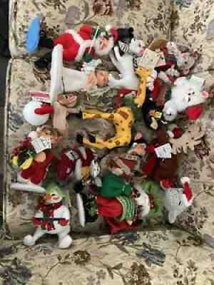 Annalee Christmas Dolls Lot