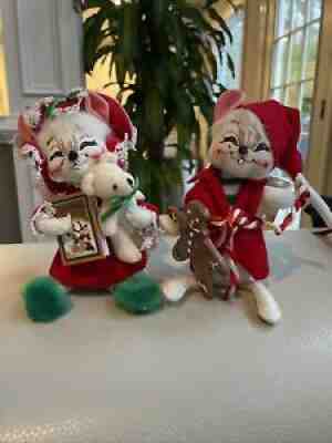 Annalee Mouse With Milk & Cookies Gingerbread Man, Christmas stories