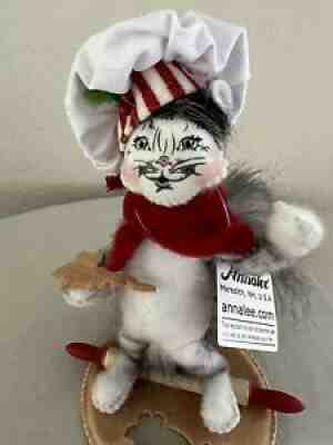 Annalee doll 2011 NEW With Tag 7 Inch Shimmermint Chef Cat