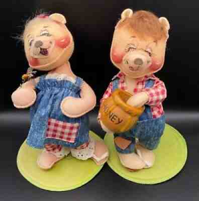 Annalee Country Bear Girl Bumblebee Country Bear Honey Pot Vintage 1997 Retired