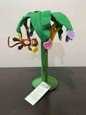 ANNALEE 12" BANANAS FOR YOU MONKEY #100009 VALENTINES DAY TREE 2009 Convo Hearts