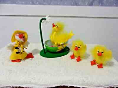 Lot of 5 ANNALEE Dolls EASTER DUCKS CHICKS