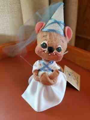 NWT 7" Maid Marion Mouse Annalee Doll, 1990, Princess, Robin Hood