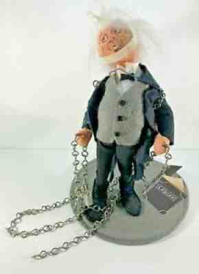 1990 Annalee Doll Dickens Jacob Marley Ghost of Christmas Past