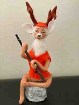 Annalee NEW with tag 2013 RARE 8" Deer Buck with Shotgun #250913 Hunting anyone?