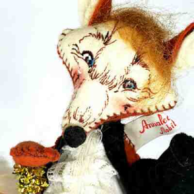 Annalee Fox 7.5" Escort Fox Formal Designer Series Doll 1981