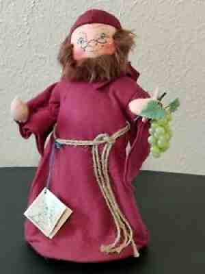 18" VINTAGE ANNALEE DOLLS Vineyard MONK FRIAR CHRISTMAS 1997 NWT NOS