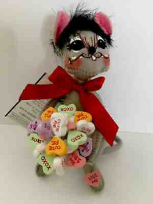 Rare Annalee Valentine ??s Day Candy SWEETHEARTS Candy Mouse Figure