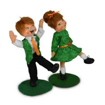 2020 Annalee ~ Saint Patrick's ~ 6" ~ Irish Step Dancing Kids~ LE~ #850820 ~ NWT