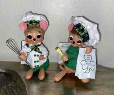 Annalee St Patricks Day Chef Set Lucky Irish Soda Bread Mix ð?? Mouse Baking Set