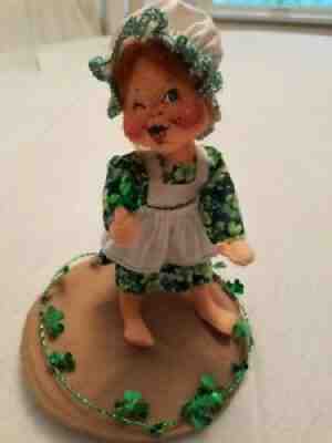 Vintage Annalee Saint Patty's Day Girl 7"