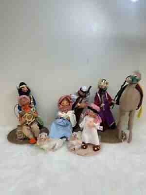 Annalee Nativity Mary Joseph Wiseman Shepherd Child With Lamb And Camel