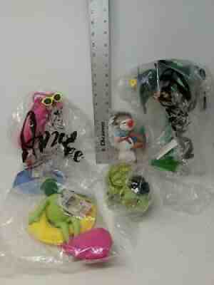 5 Annalee Lot Travel Vacation Summertime frog flamingo monkey turtle duck (smr)