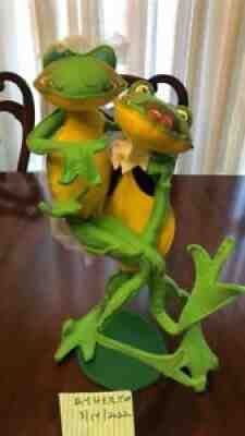 1968 Annalee Bride And Groom Frogs 18â?
