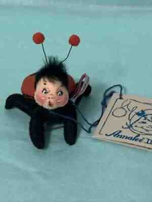 Vintage ANNALEE 3" Ladybug 242096