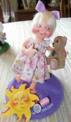 LOT OF 4 ANNALEE DOLL SOCIETY LOGO KIDS 1996 1997 1998 1999
