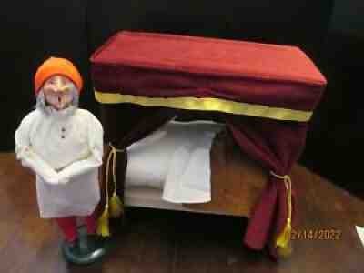 RARE-Annalee Dickens Scrooge's Bed Nice w/ Byers Choice Scrooge not included