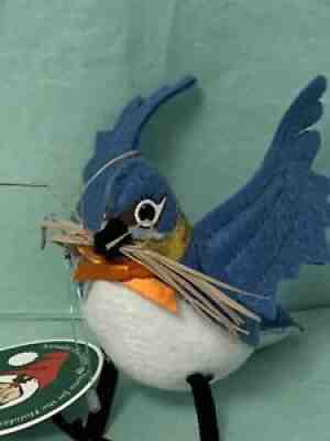Exclusive 4in Annalee Blue Bird of Happiness Assembled in America #850321