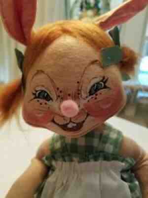 Vintage Annalee Garden Girl Bunny 94"