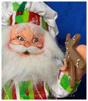 ANNALEE DOLLS CHRISTMAS COOKIE SANTA 15"