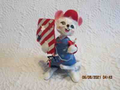 ANNALEE DOLLS 2017 6" PATRIOTIC 4TH OF JULY BOY MOUSE WITH KITE 