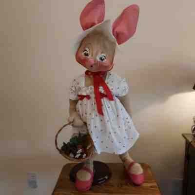 Annalee Easter doll 30"Â  with basket