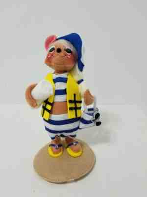 Annalee 6" Summer Fun Girl Beach Mouse with Beach Bag 2020 - Mint - 851820 Nwot