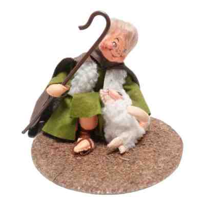 Annalee 1989 10" Nativity Shepherd Boy and Lamb