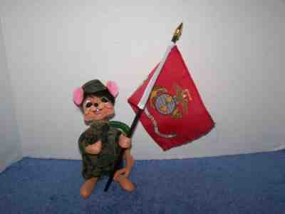 Annalee "Military Mouse" US MARINE Assembled in America--SOLD OUT 6" (#34 /500