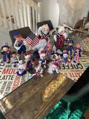 Annalee Dolls Lot. Patriotic â?? 4th Of July â?? Memorial Day