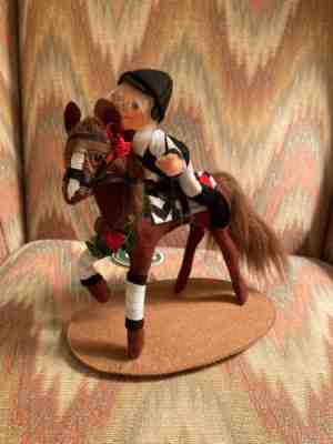 Annalee Dolls - 9 Inch Triple Crown Doll - Horse Racing Limited Edition USA NEW