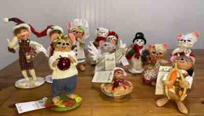 Annalee dolls Christmas Thanksgiving Valentines Holiday Lot NWT (read)