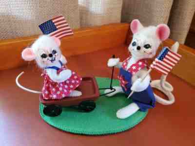 NWT 5" Patriotic Parade Pals Annalee Doll, 2018, Fourth of July, Mouse, Summer